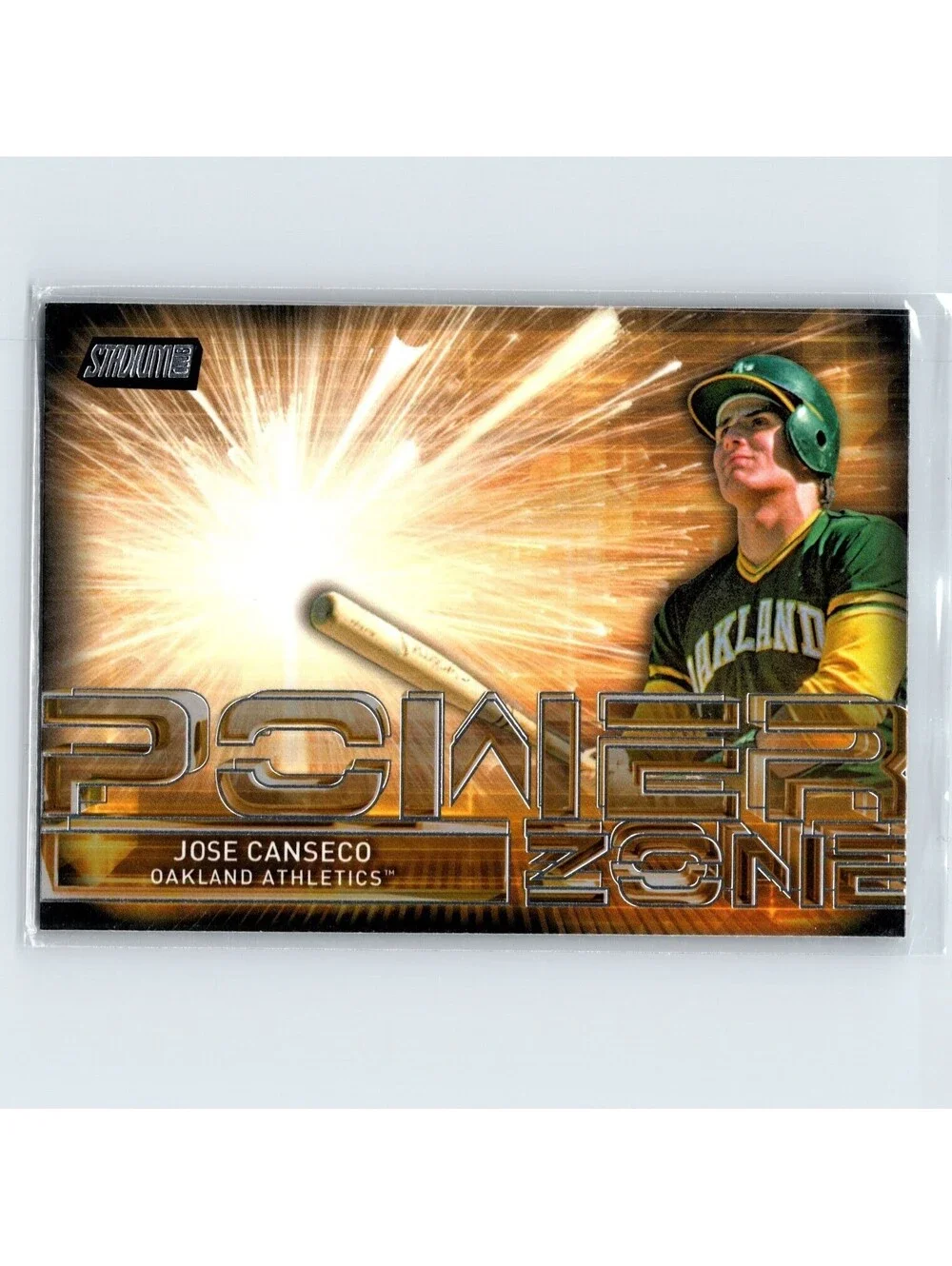 2017 Topps Stadium Club Jose Canseco #PZ-JC Power Zone Oakland Athletics